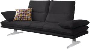W.SCHILLIG 2,5-Sitzer "broadway Designsofa mit hohem Sitzkomfort", Sitztiefenverstellung, Kopfteil- & Seitenteilverstellung, Breite 236cm