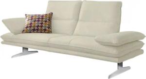 W.SCHILLIG 2,5-Sitzer "broadway Designsofa mit hohem Sitzkomfort", Sitztiefenverstellung, Kopfteil- & Seitenteilverstellung, Breite 236cm