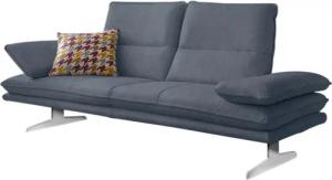 W.SCHILLIG 2,5-Sitzer "broadway Designsofa mit hohem Sitzkomfort", Sitztiefenverstellung, Kopfteil- & Seitenteilverstellung, Breite 236cm
