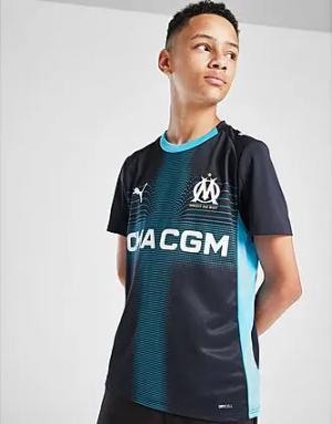 PUMA Olympique Marseille 2025/26 Auswärts Shirt Kinder, Blau