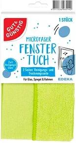 GUT&GÜNSTIG Fenstertuch Mikrofaser 60 °C waschbar, 1 St.