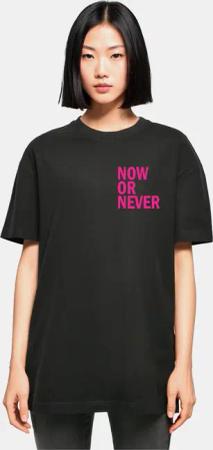 POD Ladies Now Or Never Oversized Boyfriend Tee