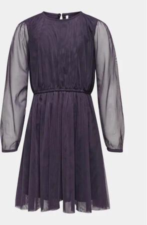 Kids ONLY Elegantes Kleid 15307285 Violett Regular Fit