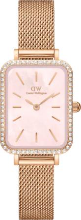 Daniel Wellington DW Uhr Quadro Lumine Bezel Melrose Pink MOP 20x26mm Rose Gold