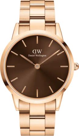 Daniel Wellington DW Uhr Iconic Link Amber 40mm Rose Gold