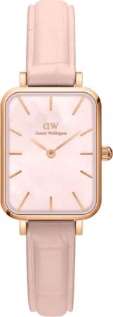 Daniel Wellington DW Uhr Quadro Pressed Rouge 20x26mm Rose Gold