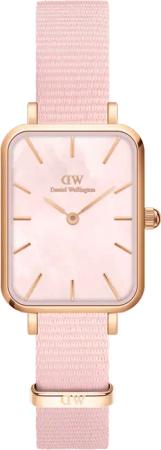 Daniel Wellington DW Uhr Quadro Coral 20x26mm Rose Gold