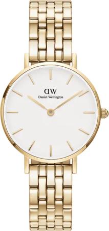 Daniel Wellington DW Uhr Petite 5-Link Evergold 28mm Gold