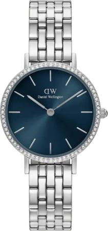 Daniel Wellington DW Uhr Petite Lumine Bezel 5-Link Arctic S 28mm Silver