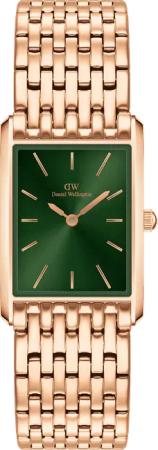 Daniel Wellington DW Uhr Bound 9-Link Emerald Sunray 22x32 Rose Gold