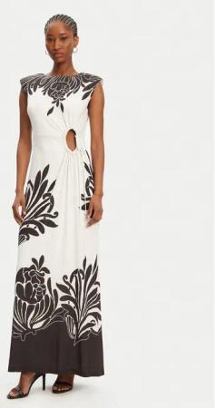 ACCESS FASHION Abendkleid 53-3311-052 Weiß Slim Fit