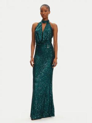 Fracomina Abendkleid FQ25WD3012W706N6 Grün Regular Fit