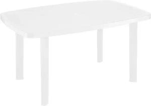 ProGarden Tisch Faro weiß Kunststoff B/H/L: ca. 90x72x140 cm