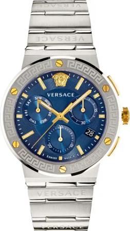 Versace VEZ900221 Herrenuhr Greca Collection Chrono 43mm 5ATM