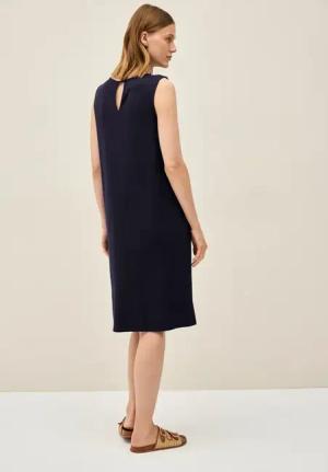 Cecil Damen Ärmelloses Jersey-Kleid in Blau, Gr: M