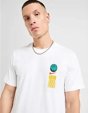 Nike Basketball Stack Logo T-Shirt - Herren, White