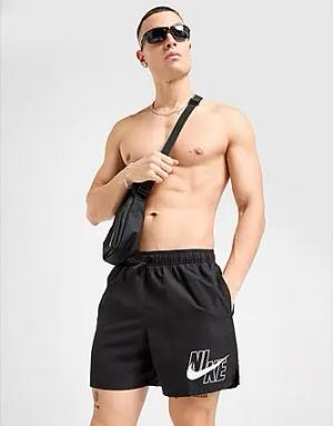 Nike Graphic Badeshorts - Herren, Black