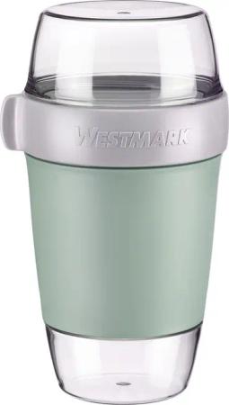 WESTMARK Mehrwegbecher, (1 tlg.), Müsli-, Lunchbehälter, To Go, 200 + 600 + 350 ml, Made in Germany