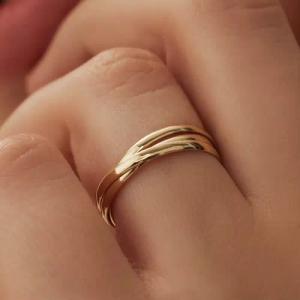 Isabel Bernard Ring - Rivoli Méline 585 Gold Ring - Gr. 52 - in Gold - für Damen