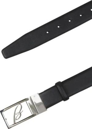 Brioni Gürtel - Reversible Leather Belt - Gr. 105 - in Schwarz - für Damen