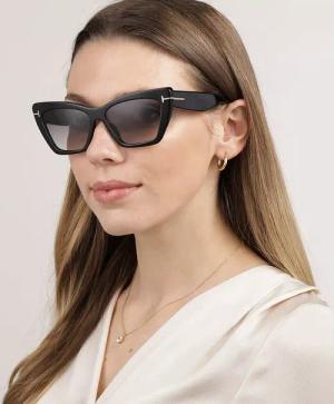 Tom Ford Sonnenbrille - Wyatt - Gr. unisize - in Schwarz - für Damen