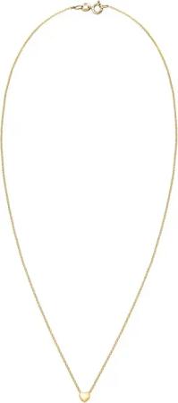 Elli Halsketten - Halskette Herz Liebesbeweis Elegant 585 Gelbgold - Gr. unisize - in Gold - für Damen