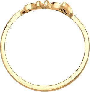 Elli Ringe - Ring Love-Schriftzug Diamant 0.03 ct. 585 Gold - Gr. 56 MM - in Gold - für Damen