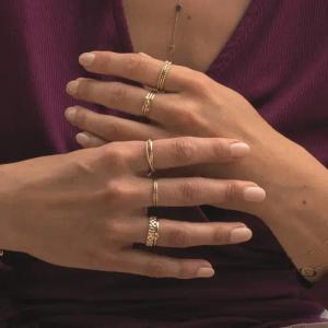 Jackie Gold Ring - Ring - Gr. 52 - in Gold - für Damen