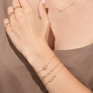 Jackie Gold Armband - Rialto 585 Gold Armband - Gr. ONE SIZE - in Gold - für Damen
