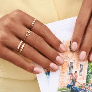 Jackie Gold Ring - Gondola 585 Gold Ring - Gr. 54 - in Gold - für Damen