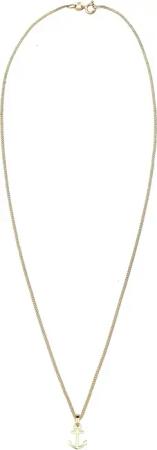 Elli Halsketten - Halskette Anker Heimatsymbol 585 Gelbgold - Gr. unisize - in Gold - für Damen