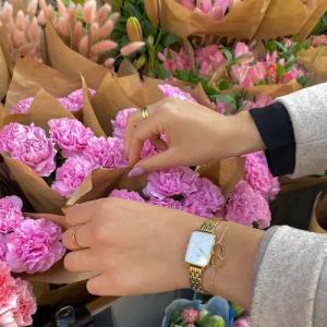 Daniel Wellington Uhr - Dw Quadro-Link Gold 20X26 - Gr. unisize - in Gold - für Damen