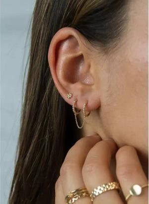 Jackie Gold Ohrringe - Jackie Margarita Studs - Gr. unisize - in Gold - für Damen