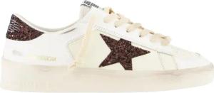 Golden Goose Low-Top Sneaker - Dames Stardan Sneaker Wit/Glitter - Gr. 39 (EU) - in Weiß - für Damen