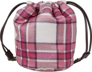 Etro Crossbody Bags - Leather Check Motif Pouch - Gr. unisize - in Rosa - für Damen
