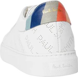 Paul Smith Low-Top Sneaker - Sneakers blanche perforee logo cuir basso Paul Smi - Gr. 36 (EU) - in Weiß - für Damen