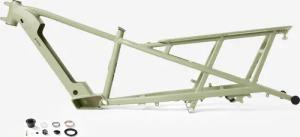 Rahmen B’TWIN E-Lastenfahrrad Cargobike R500E Longtail hellgrün