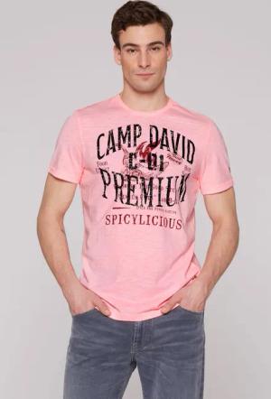 CAMP DAVID Rundhalsshirt, aus Baumwolle