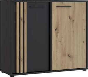 FORTE Kommode "Cardigan", Kommode, 2 farbig, Stauraum, Einlegeböden, Soft Close