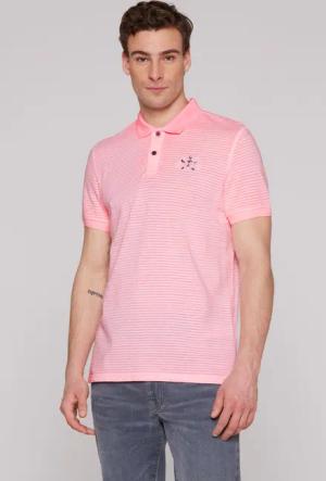 CAMP DAVID Poloshirt, mit großem Rücken-Print
