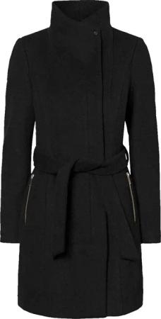 Vero Moda Kurzmantel "VMTWOHOPE BELT 3/4 WOOL JACKET LCS", mit Wollanteil