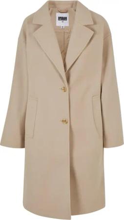 URBAN CLASSICS Winterjacke "Urban Classics Damen Ladies Oversized Long Coat", (1 St.), ohne Kapuze