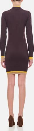 Fendi - Layering Color Trims Short Dress - Größe 40 - lila