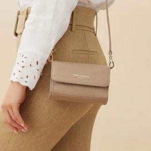 Isabel Bernard Crossbody Bags - Femme Forte Kim Umhängetasche - Gr. unisize - in Taupe - für Damen