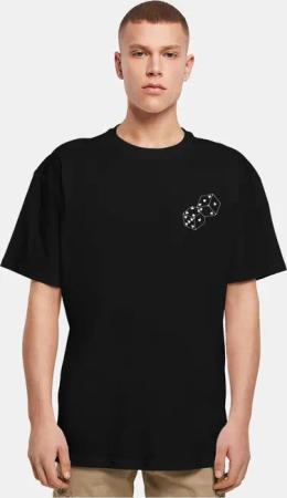 Merchcode Hugs & Love - Heart Dice Heavy Oversize Tee