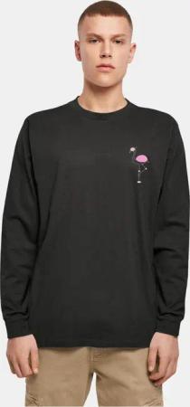 Merchcode Ladies Flamingo Longsleeve With Cuffrib