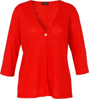 Leichte Feinstrickjacke mit Strukturmuster