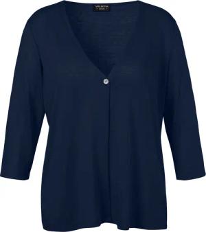 Leichte Feinstrickjacke mit Strukturmuster