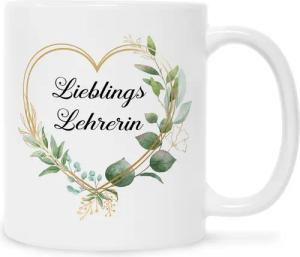 GRAVURZEILE Tasse mit Spruch - Lieblingslehrer/Lieblingslehrerin,