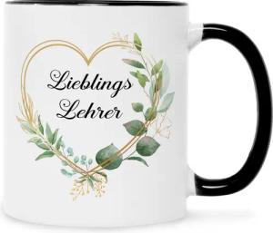 GRAVURZEILE Tasse mit Spruch - Lieblingslehrer/Lieblingslehrerin,